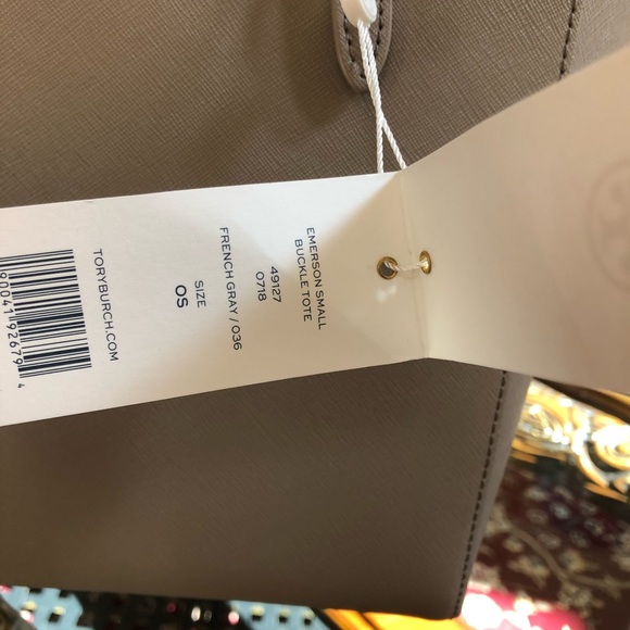NWT,Tory Burch Emerson Small Buckle Tote Handbag - Picture 4 of 8